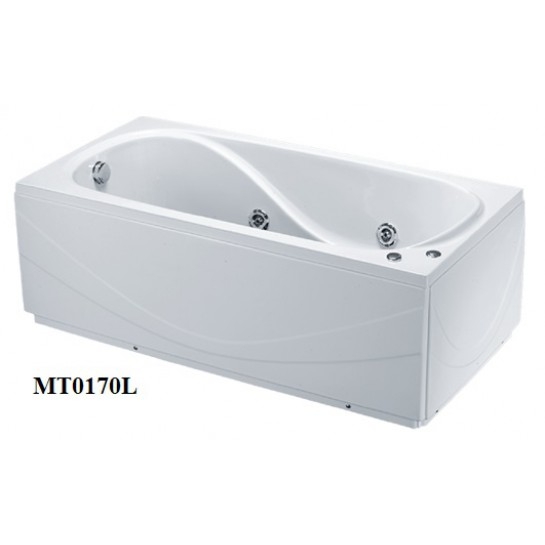 Bồn Tắm Massage Chân Yếm Trái CAESAR 1710cm MT0170L(R)