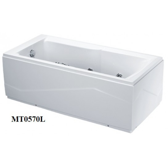 Bồn Tắm Massage 1710cm Chân Yếm trái CAESAR MT0570L(R)
