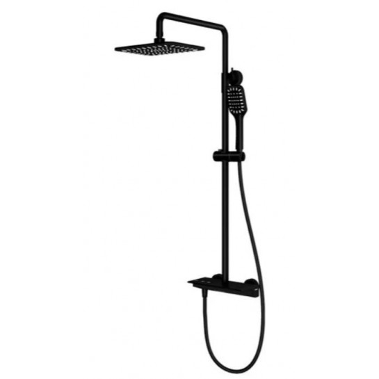 Sen tắm đứng nóng lạnh màu đen CAESAR S688CB