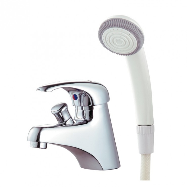 Vòi Lavabo Nóng Lạnh Kèm Dây Bát Sen CAESAR B136CU