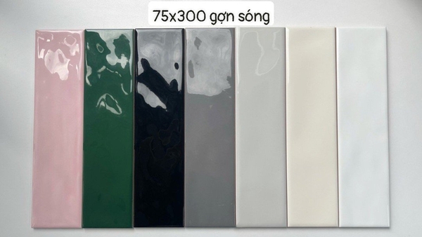 Men bóng gơn sóng 75x300