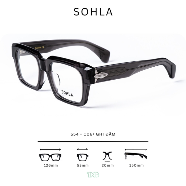 GỌNG KÍNH CẬN, HIỆU:SOHLA, MÃ 554