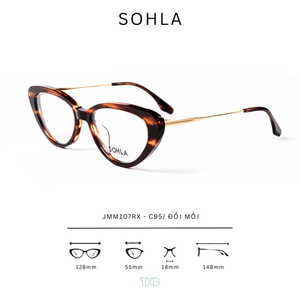 GỌNG KÍNH CẬN, HIỆU SOHLA, MÃ JMM107RX