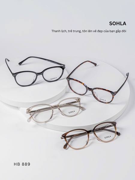 GỌNG KÍNH CẬN, HIỆU SOHLA, MÃ: HSB889