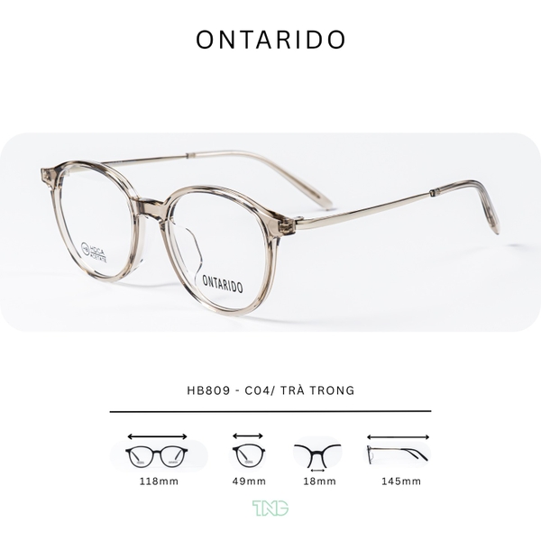 GỌNG KÍNH CẬN, HIỆU ONTARIDO, MÃ: HB809
