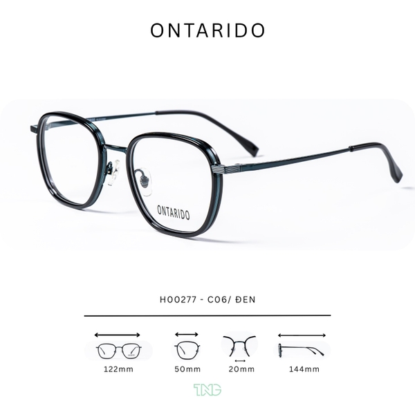 GỌNG KÍNH CẬN, HIỆU ONTARIDO, MÃ: H00277
