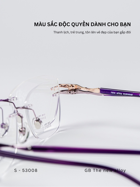 GỌNG KÍNH, HIỆU GB, MÃ:53008