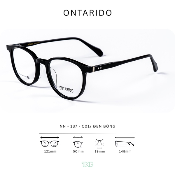 GỌNG KÍNH CẬN, HIỆU ONTARIDO, MÃ: NN-137