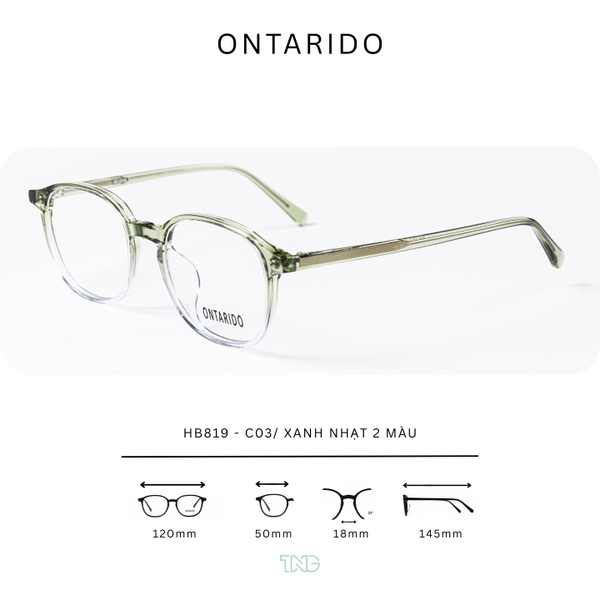 GỌNG KÍNH CẬN, HIỆU ONTARIDO, MÃ: HB819