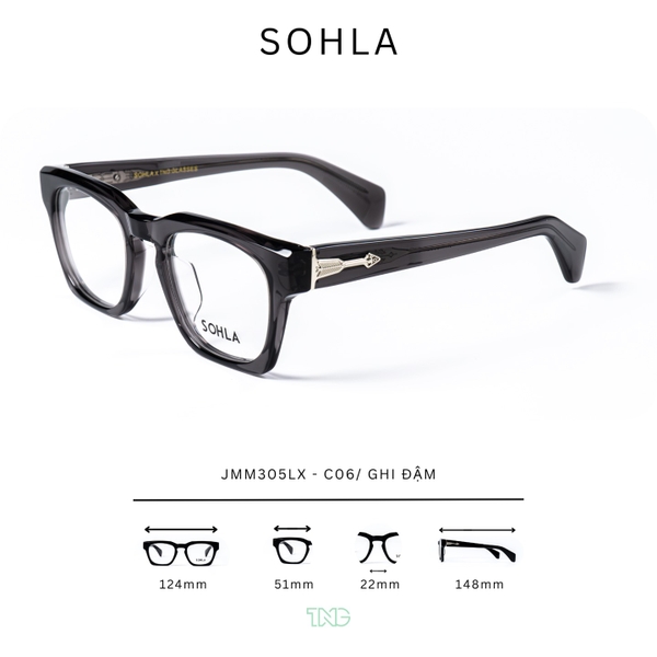 GỌNG KÍNH CẬN, HIỆU SOHLA, MÃ JMM305LX