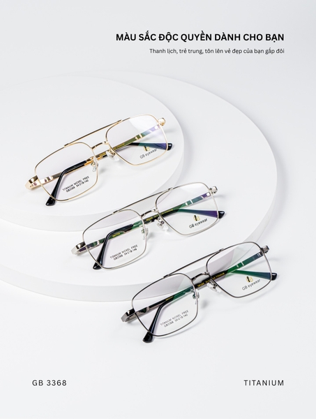 GỌNG KÍNH, HIỆU GB, MÃ: 3368