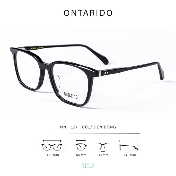 GỌNG KÍNH CẬN, HIỆU ONTARIDO, MÃ: NN-127