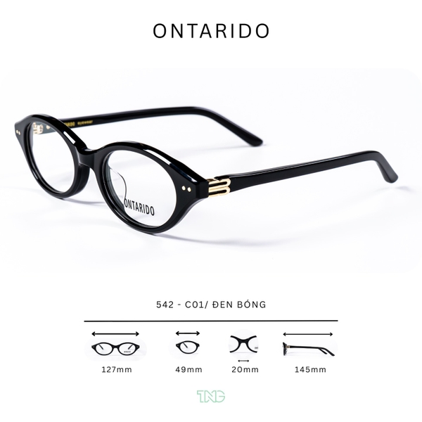 GỌNG KÍNH CẬN, HIỆU ONTARIDO, MÃ: 542