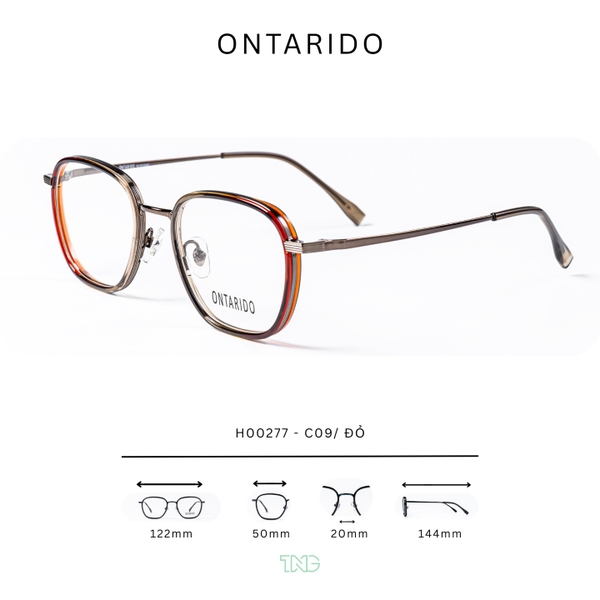 GỌNG KÍNH CẬN, HIỆU ONTARIDO, MÃ: H00277