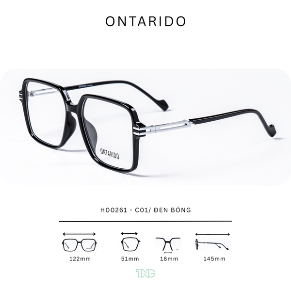 GỌNG KÍNH CẬN, HIỆU ONTARIDO, MÃ: H00261