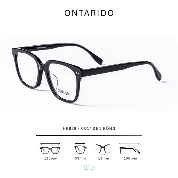 GỌNG KÍNH CẬN, HIỆU ONTARIDO, MÃ: HB828