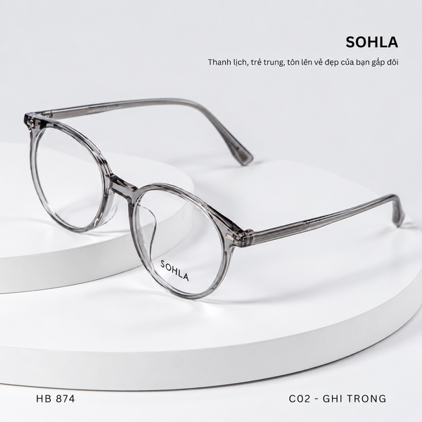 GỌNG KÍNH CẬN, HIỆU SOHLA, MÃ: HB874