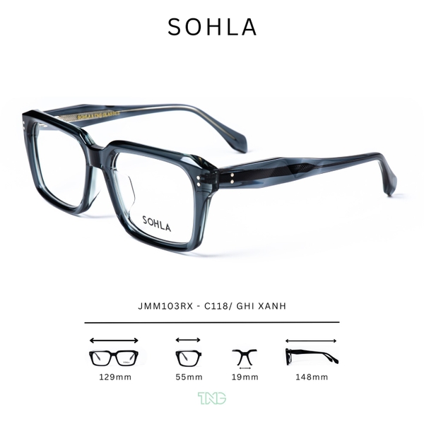 GỌNG KÍNH CẬN, HIỆU:SOHLA, MÃ JMM103RX