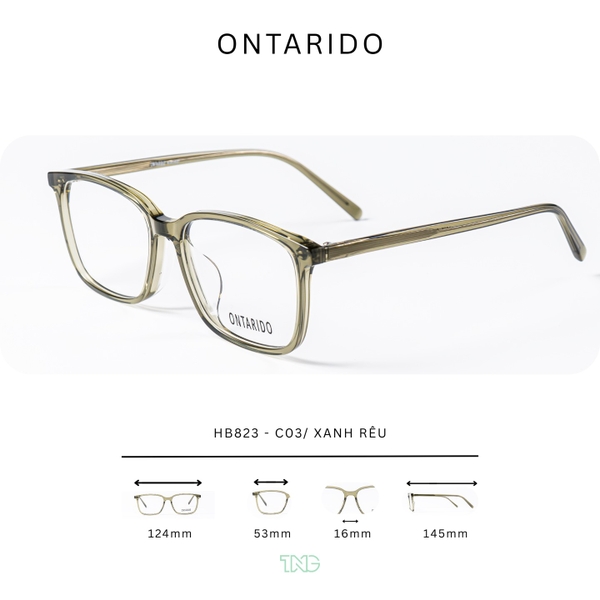 GỌNG KÍNH CẬN, HIỆU ONTARIDO, MÃ: HB823