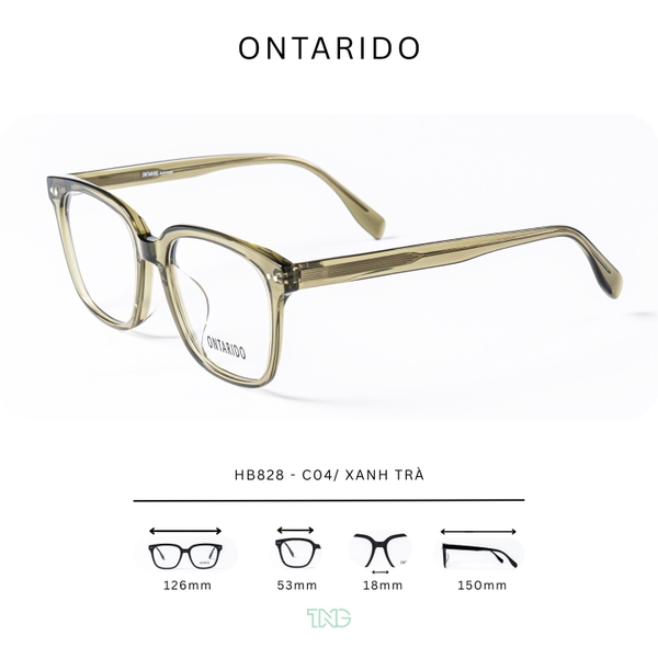 GỌNG KÍNH CẬN, HIỆU ONTARIDO, MÃ: HB828