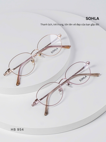 GỌNG KÍNH CẬN, HIỆU SOHLA, MÃ: HB954