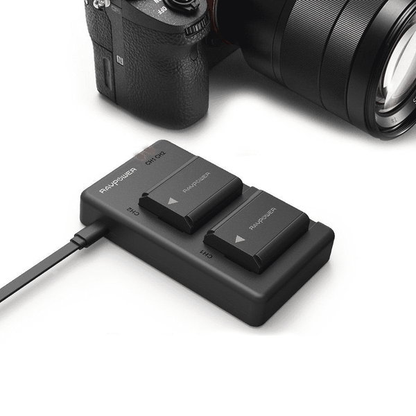 Bộ máy ảnh Sony α6400 (3 ống kính + pin + bộ sạc) Cách sạc pin cho máy ảnh Sony chuẩn nhất