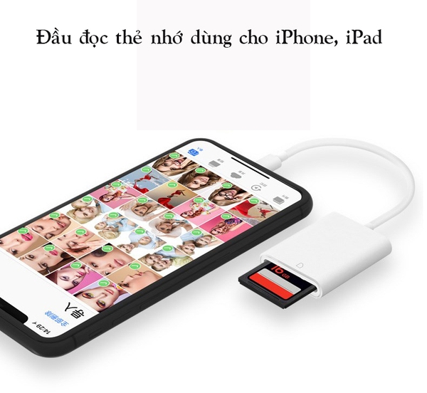 dau doc the sd cho iphone ipad