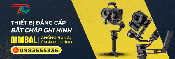 Thiết bị đẳng cấp - Bất chấp ghi hình Gimbal chống rung, êm ái ghi hình