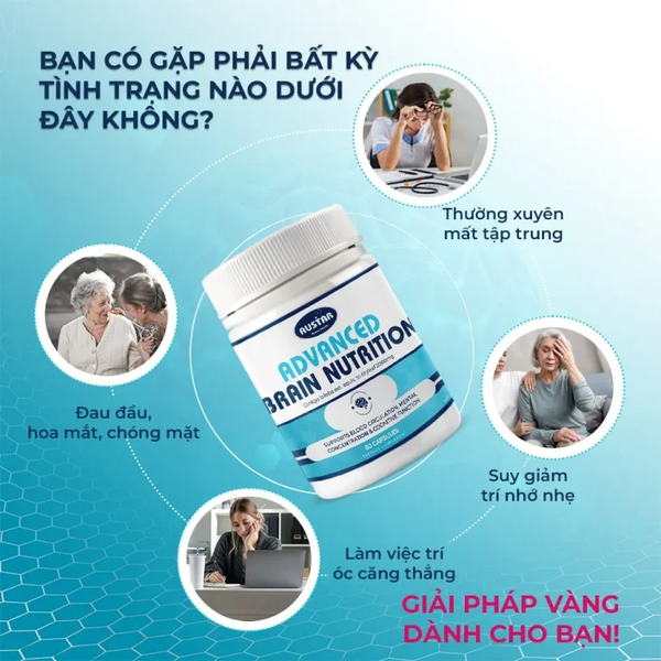 Austar Advanced Brain Nutrition - Viên Uống Bổ Não
