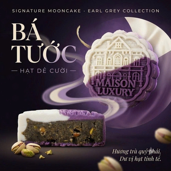 Bánh Tuyết Nướng Bá Tước Hạt Dẻ Cười Maison Luxury