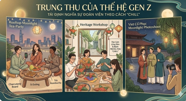 TRUNG THU CỦA THẾ HỆ GEN Z: TÁI ĐỊNH NGHĨA SỰ ĐOÀN VIÊN THEO CÁCH CHILL