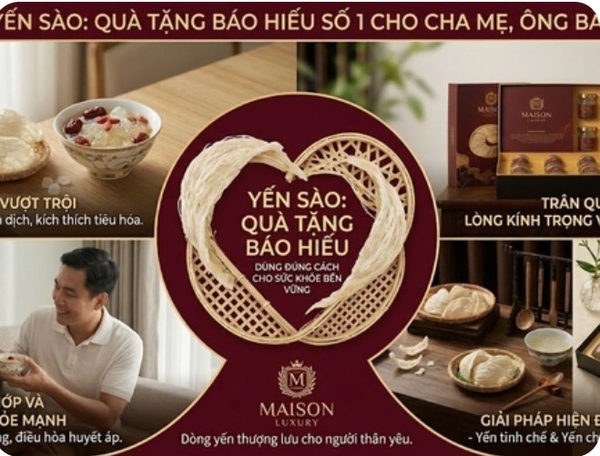 Tại sao yến sào luôn là lựa chọn quà tặng báo hiếu hàng đầu cho cha mẹ, ông bà?