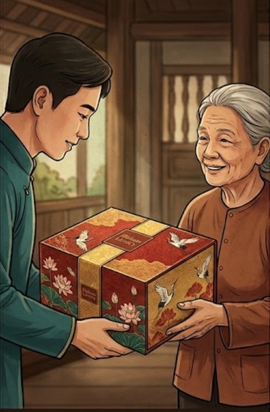 Gói Trọn Tâm Giao: Nghệ Thuật Tặng Quà Trung Thu Kết Hợp Trà & Bánh Truyền Thống