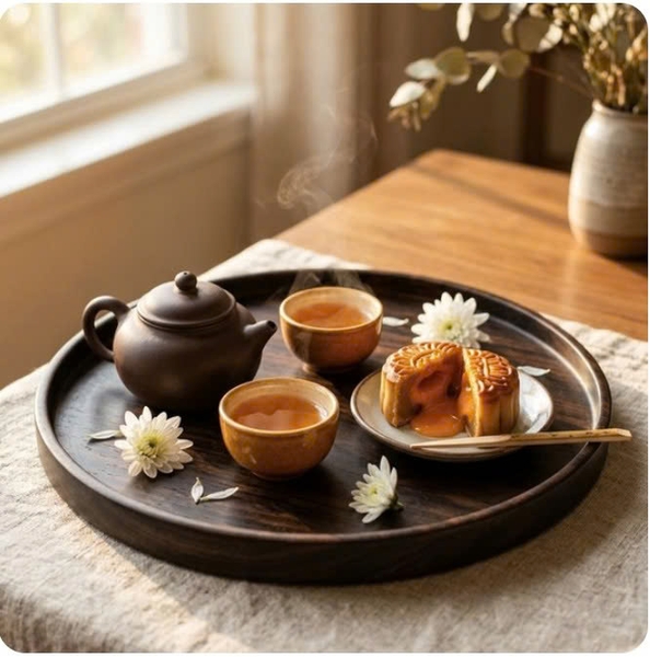 Bí Quyết Thưởng Trà Khi Ăn Bánh Trung Thu Lưu Sa Để Tôn Vinh Hương Vị