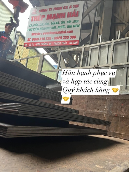 Hình ảnh văn phòng, nhà xưởng Thép Mạnh Hải gia công inox tại Thạch Thất, Hà Nội