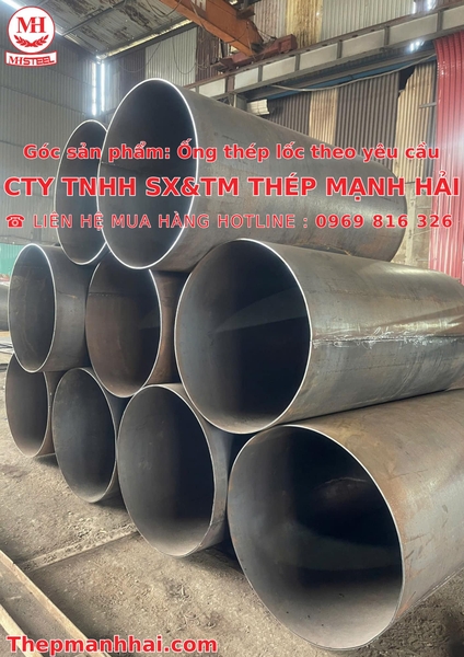 Sản phẩm gia công uốn thép lốc theo đặt hàng tại Thép Mạnh Hải