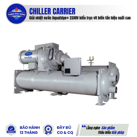 Máy làm lạnh nước giải nhiệt nước AquaEdge® 23XRV kiểu trục vít biến tần hiệu suất cao