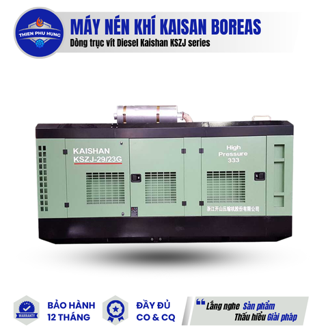 MÁY NÉN KHÍ VÍT DIESEL KAISHAN KSZJ SERIES