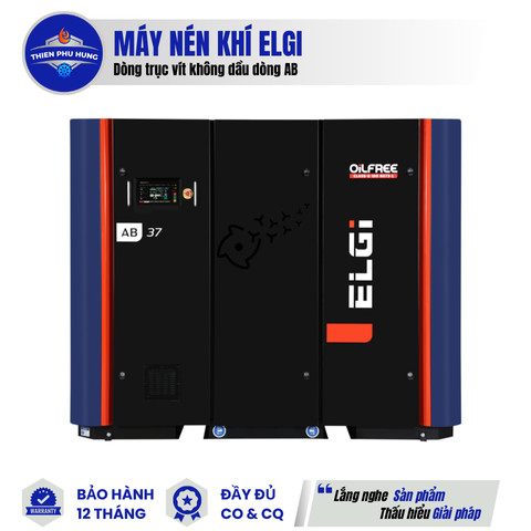 MÁY NÉN KHÍ TRỤC VÍT KHÔNG DẦU DÒNG AB