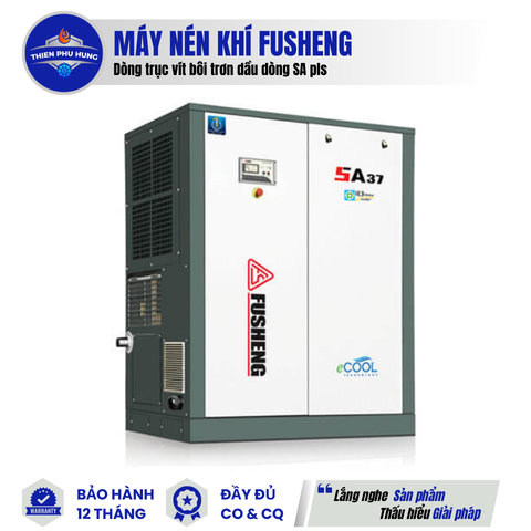 MÁY NÉN KHÍ TRỤC VÍT BÔI TRƠN DẦU DÒNG SA PLS