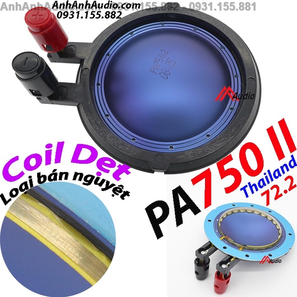 Mâm Treble 750ii - Nhôm Dẹp Chân Bông