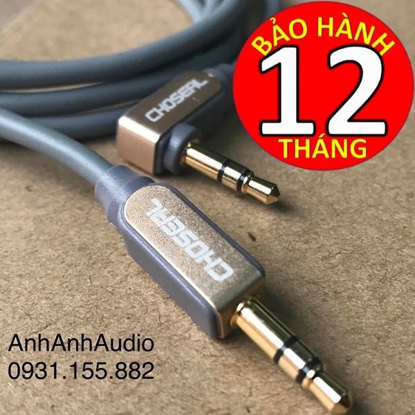 Dây 3.5 mm 2 đầu 3 ly Choseal