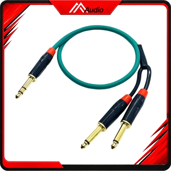 Dây 6 Ly Stereo Ra 2 Đầu 6 Ly Mono Thẳng