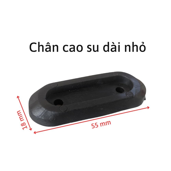 chân đế cao su cho loa và amply , bộ 8 cái Dài nhỏ