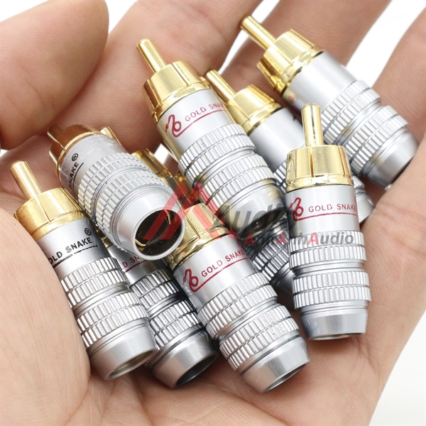 Jack AV Gold Snake Màu Bạc - Kết Nối Âm Thanh Chuyên Nghiệp