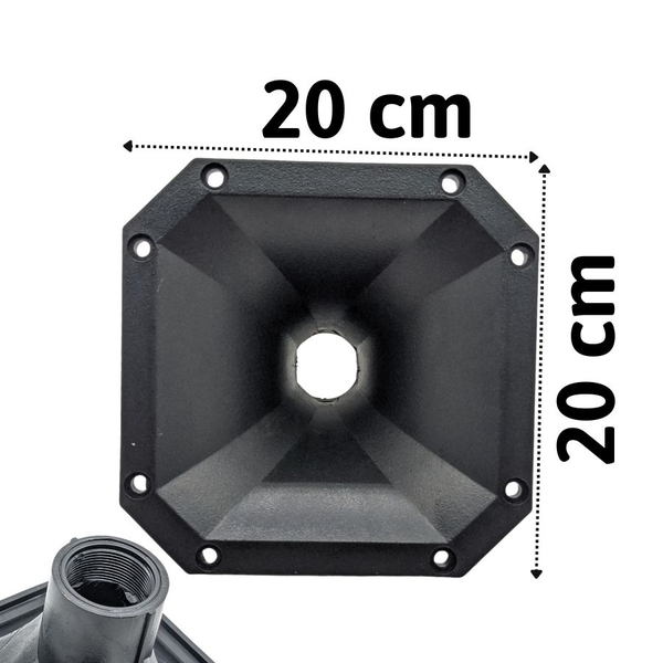 Họng Treble 450 Bát Giác 20x20 Ren Vặn 34mm