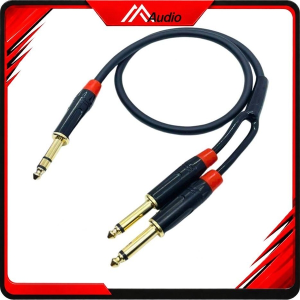 Dây 6 Ly Stereo Ra 2 Đầu 6 Ly Mono Thẳng