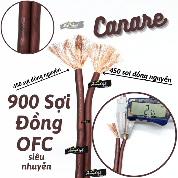 Dây Loa Canare - Hàng Chất Lượng Cao, Giá 1 Mét Tốt Nhất