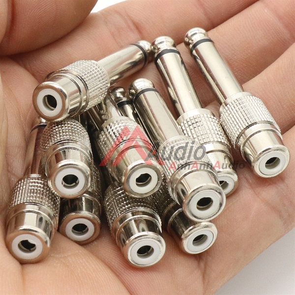 Jack Chuyển 6 Ly Ra AV Bạc Xịn - Chất Lượng Cao, Kết Nối Ổn Định