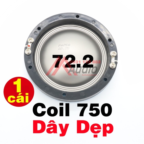 Côn 750 thay loa treble dạng không tai